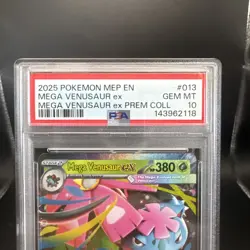2025 Pokemon Mega Evolutions Mega Venusaur EX #013 Graded PSA 10 - Image 2