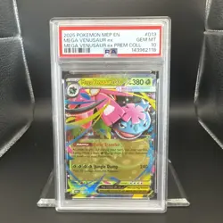 2025 Pokemon Mega Evolutions Mega Venusaur EX #013 Graded PSA 10 - Image 4