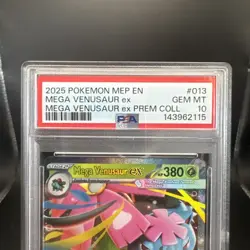 2025 Pokemon Mega Evolutions Mega Venusaur EX #013 Graded PSA 10 - Image 2