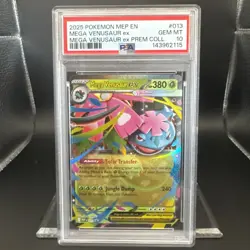 2025 Pokemon Mega Evolutions Mega Venusaur EX #013 Graded PSA 10 - Image 4