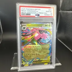 2025 Pokemon Mega Evolutions Mega Venusaur EX #013 Graded PSA 10 - Image 5