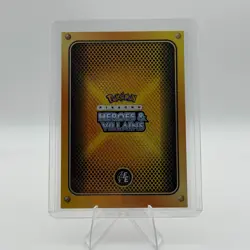 2025 Pokemon Pikachu Heroes & Villains (Wolverine) Gold Background - Image 2