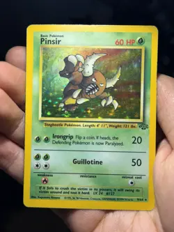 Pinsir 25/64 1st Edition Jungle Pokemon Card 1999 HP - Image 5