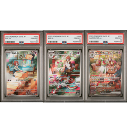 PSA 10 Ralts Kirlia Gardevoir SEQ set SAR AR Japanese SV1S Scarlet ex Pokemon - Image 1