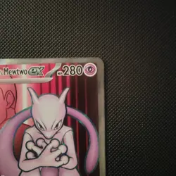 Pokemon TCG Team Rocket's Mewtwo EX 213/182 Ultra Rare Holo 280 HP - Image 3