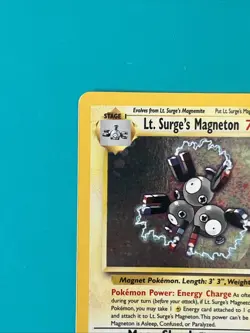 Pokemon TCG Lt. Surge's Magneton Gym Heroes 8/132 Holo Raw Ungraded - Image 5