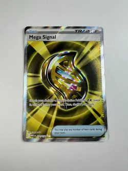 Mega Signal 171/132 Ultra Rare Full Art Pokemon Mega Evolution - NM - Image 2