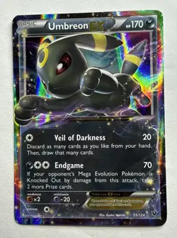Umbreon EX 55/124 Fates Collide Holo Pokemon TCG “ Near Mint” - Image 1