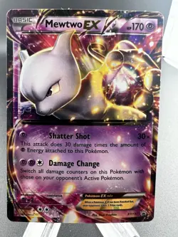 Pokemon TCG Mewtwo XY107 Black Star Promo - Image 1