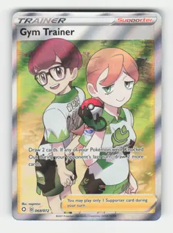 Gym Trainer (Full Art) Shining Fates (SHF) 068/072 Holofoil Ultra Rare NM EN - Image 1