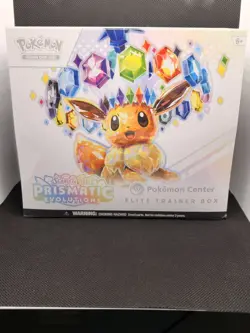 Prismatic Evolutions Pokemon Center Exclusive Elite Trainer Box Factory Sealed - Image 1