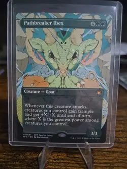 MTG Magic the Gathering Pathbreaker Ibex Borderless Special Guests NM - Image 1