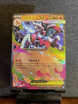 Mega Charizard x EX 029 Black Star Promo Pokemon Holo Rare Near Mint - Image 1