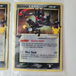 Set Of 2 Sealed Pokemon Greninja SWSH144 Celebrations Promo - Image 2