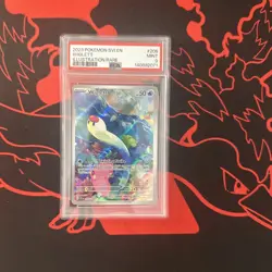 2023 Pokemon 206/198 Wiglett - Illustration Rare HOLO - PSA 9 MINT - Image 1