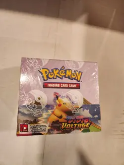 Pokemon Sword & Shield: Vivid Voltage Booster Box – Factory Sealed – 36 Packs - Image 1