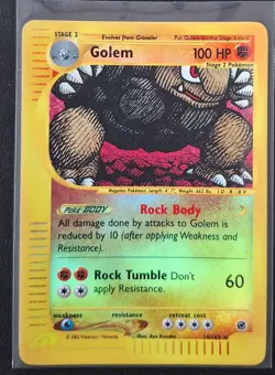 Pokemon - Golem (Reverse Holo) - 14165 - Uncommon - Expedition - Mint - Image 1