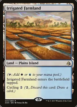 Irrigated Farmland 1x FOIL AKH MTG Amonkhet Rare MINT land - Image 1