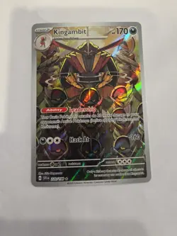 Kingambit 220/198 Pokemon TCG Scarlet & Violet Base Illustration Rare NM - Image 1