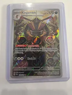Kingambit 220/198 Pokemon TCG Scarlet & Violet Base Illustration Rare NM - Image 3