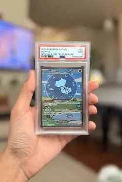 Pokemon 2024 Mew ex 232/091 Full Art SIR Paldean Fates PSA 9 - Image 1