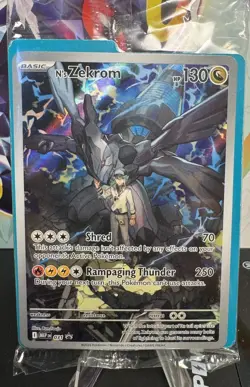 Pokemon TCG Mega Evolutions N's Zekrom 031 Black Star Promo Sealed - Image 1
