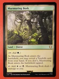 MTG, MAGIC: MURMURING BOSK, LTC, RARE #0320 , REGULAR FINISH - Image 1