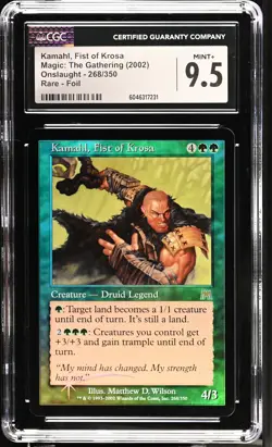KAMAHL, FIST OF KROSA Onslaught Foil Rare CGC 9.5 MTG EDH [Nostalgium] - Image 1