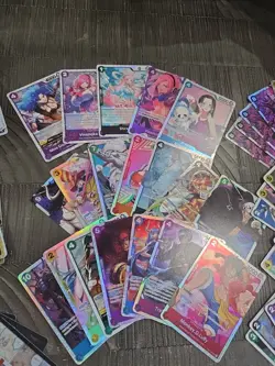 One Piece Card Lot - SR, Rare, Holo, Don, Leader NM - Hundreds Of Cards - Image 2