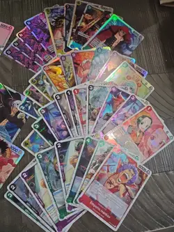 One Piece Card Lot - SR, Rare, Holo, Don, Leader NM - Hundreds Of Cards - Image 3