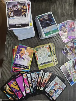 One Piece Card Lot - SR, Rare, Holo, Don, Leader NM - Hundreds Of Cards - Image 4