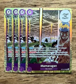 One Piece Mamaragan OP15-078 SR Foil Playset (x4) Adventure on Kami's Island - Image 1
