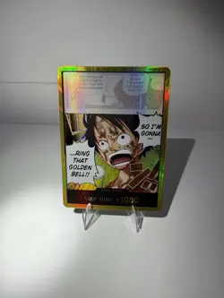 One Piece Gold DON!! OP15 ENGLISH Luffy Golden Bell - Adventure On Kamis Island - Image 1