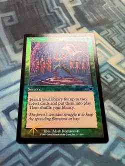 MTG Foil Skyshroud Claim EX/LP- Nemesis - Image 2