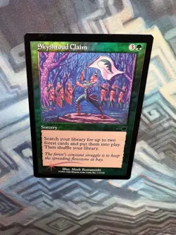 MTG Foil Skyshroud Claim EX/LP- Nemesis - Image 3