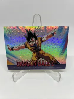 2000 Dragon Ball Z Chromium Refractor Holo Goku #57 Parallel Holochrome Card - Image 1