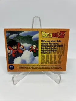 2000 Dragon Ball Z Chromium Refractor Holo Goku #57 Parallel Holochrome Card - Image 2
