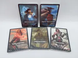 Lot Of 5 2020 MTG JUMPSTART Sealed Theme Booster Packs - Above The Clouds + - Image 1