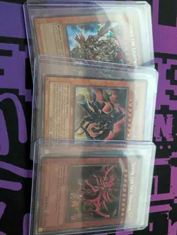Yugioh 3 Limited Edition Cards including SLIFER THE SKY DRAGON YMA-EN001 + bulk - Image 1