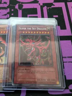 Yugioh 3 Limited Edition Cards including SLIFER THE SKY DRAGON YMA-EN001 + bulk - Image 2