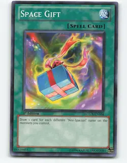 Space Gift #LCGX-EN104 1st Edition Yugioh Card - Image 1