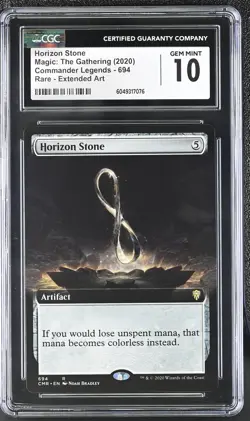 HORIZON STONE Commander Legends Extended Art Rare CGC 10 MTG [Nostalgium] - Image 1