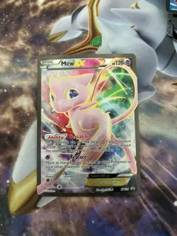 LP Mew EX XY126 Black Star Promo 2016 Full Art Rare Pokemon Card TCG - Image 1