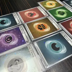 Pokemon TCG Bundle 13 Energy Cards Mixed Holo & Cosmic Holo SVE / MEE - Image 3