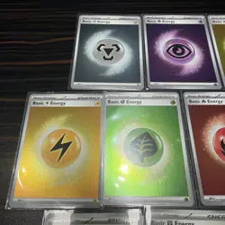 Pokemon TCG Bundle 13 Energy Cards Mixed Holo & Cosmic Holo SVE / MEE - Image 4