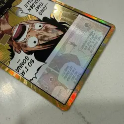 One Piece Luffy Ring That Golden Bell!! Gold Foil Don!! Bandai English Card - Image 4