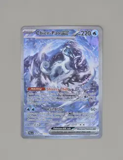 Chien-Pao EX 261/193 Sv02: Paldea Evolved Holographic Card Near Mint Condition - Image 1