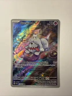 Greavard 214/198 Illustration Rare 2023 Pokemon Scarlet & Violet Card NM+ - Image 1