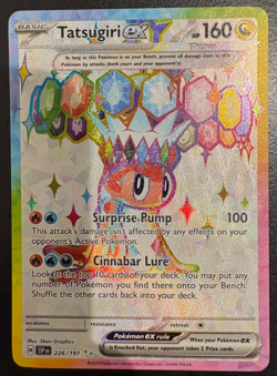 Pokemon TCG Surging Sparks Tatsugiri EX Ultra Rare Card 226/191 NM - Image 1