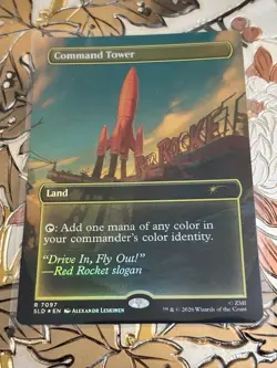 Magic the Gathering Command Tower () R Secret Lair Drop Series 7097 Foil - Image 1